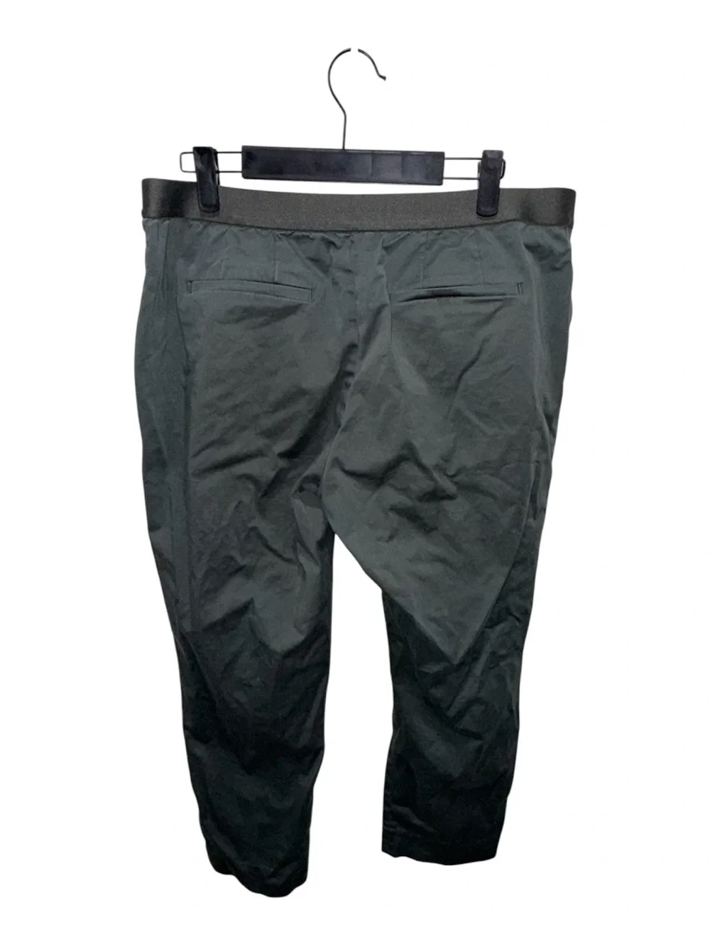 Uniqlo Charcoal Gray Pull On Cropped Ankle Pants Women’s XL Career Casual